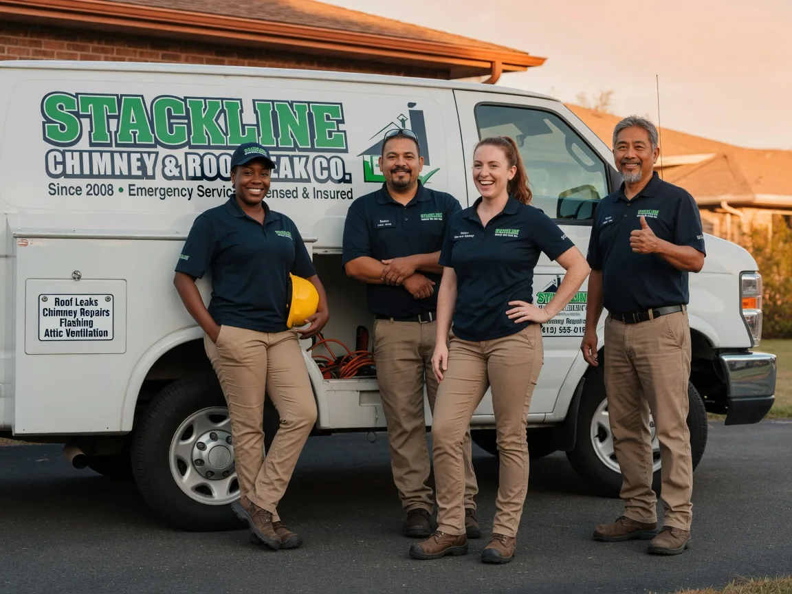 Chimney flashing repair company in Reading, MI